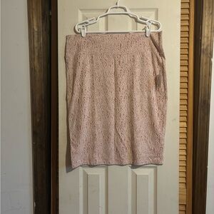 🐾Elegant Pink Lularoe Skirt: Size 3XL🐾